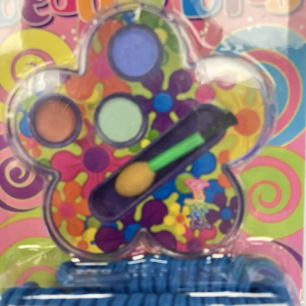 Vintage Lisa Frank Beauty Bits Mini Makeup Coil Shoelaces Glow Body Stickers